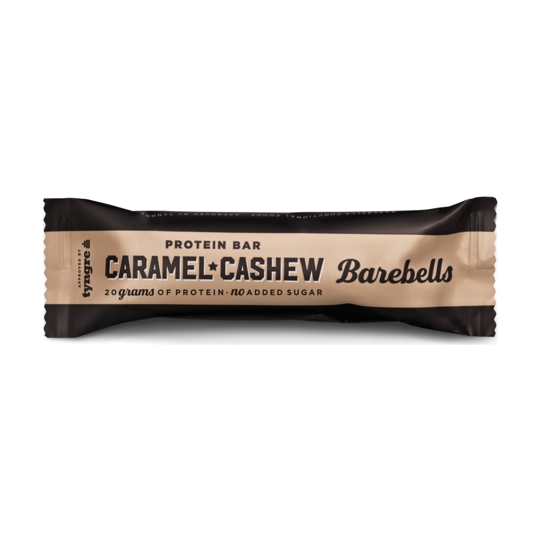 Barebells eiwitreep Caramel Cashew, 55 gram, 20 gram eiwit per reep